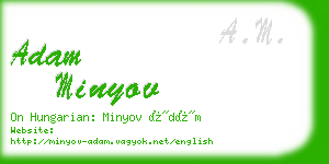 adam minyov business card